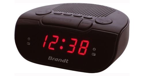 Radio réveil BRANDT BCR173 Noir