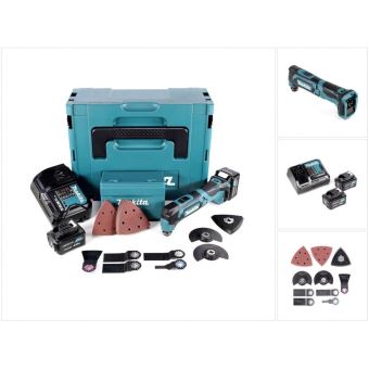 Makita Outil de multi fonction TM30DSMJX5, bleu/Noir ...