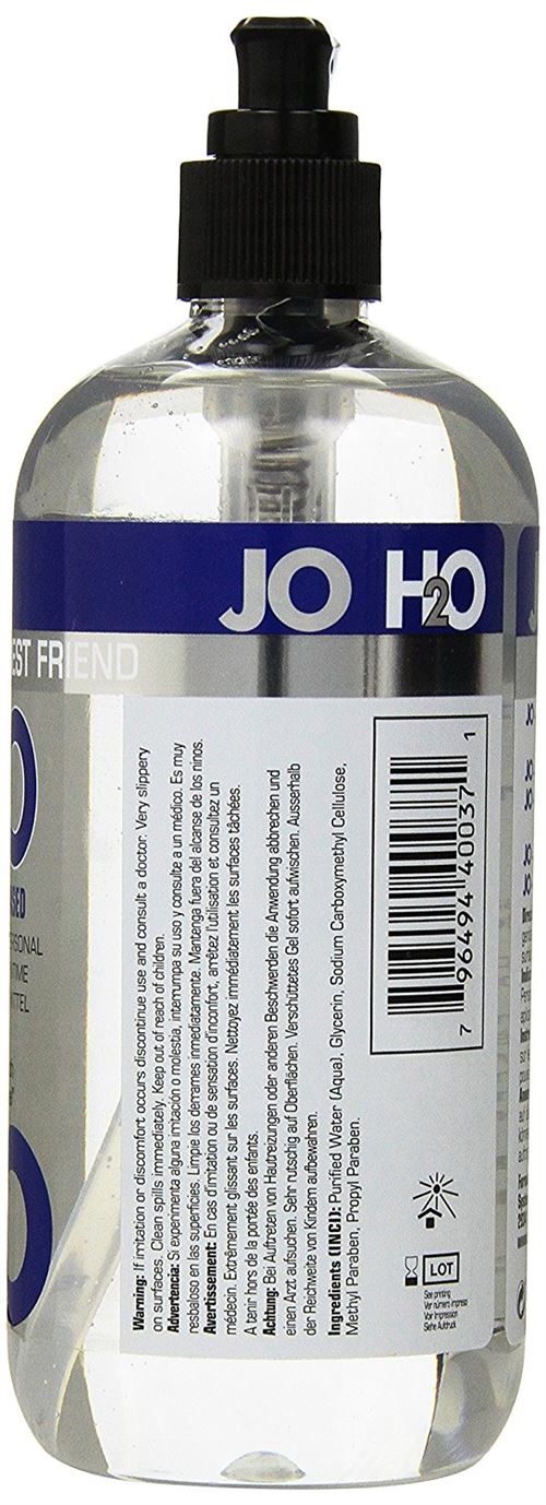 System Jo H20 Waterbased Pump Top Lubrifiant