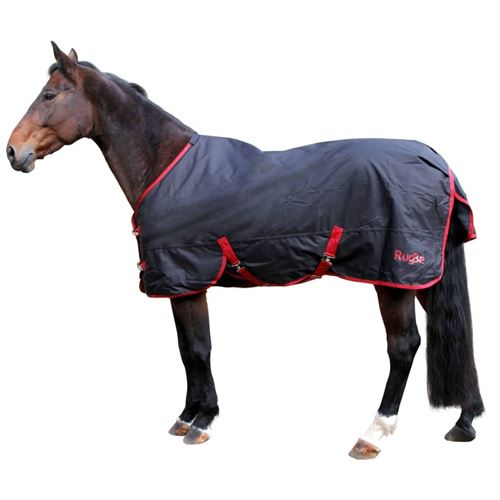 Kerbl Couverture de cheval RugBe Zero.1 Noir 115 cm 328663