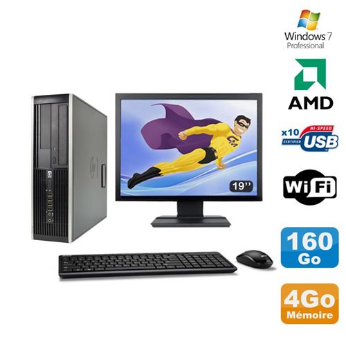 Acheter Pc hp compaq 6005 pro sff amd 3ghz 4go 240go ssd graveur wifi w7 pro 19' État correct - 249,00 € Pc hp compaq 6005 pro sff amd 3ghz 4go 240go ssd graveur wifi w7 pro 19' État correct - Hewlett-Packard reconditionné disponible sur Fnac