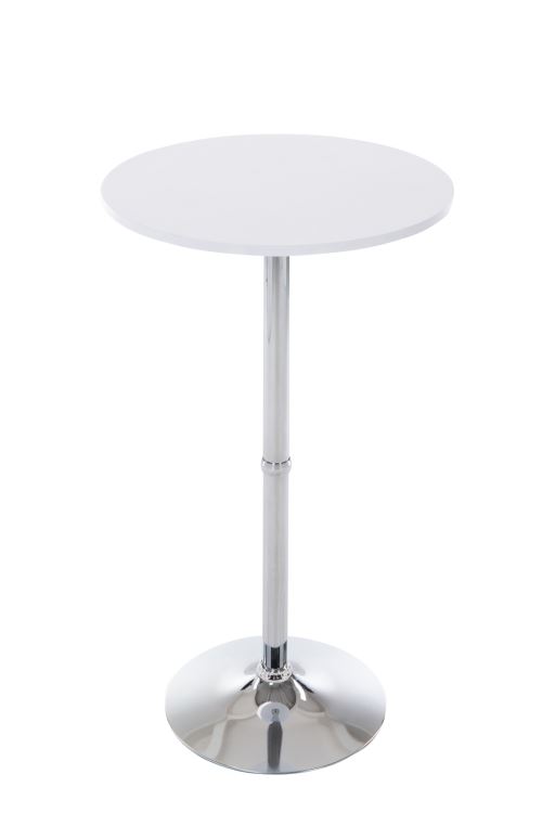 Table haute ronde Ø 60 cm , Blanc mat