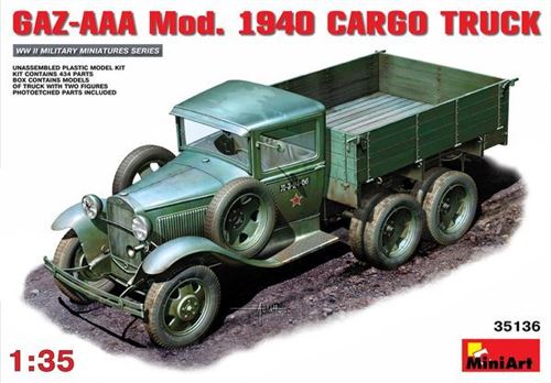Mini Art Gaz-Aaa Mod. 1940 Cargo Truck - 1:35E - Miniart - Image 2