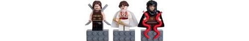 Ensemble d'aimants LEGO Prince of Persia Mini Figure - Dastan, Tamina, Hassanssin Leader