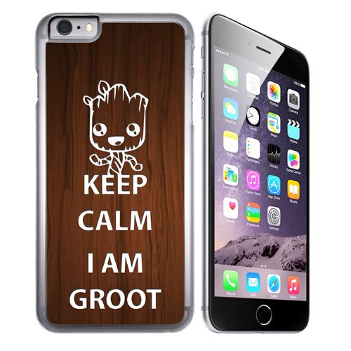 Coque pour iPhone 7 PLUS keep calm groot