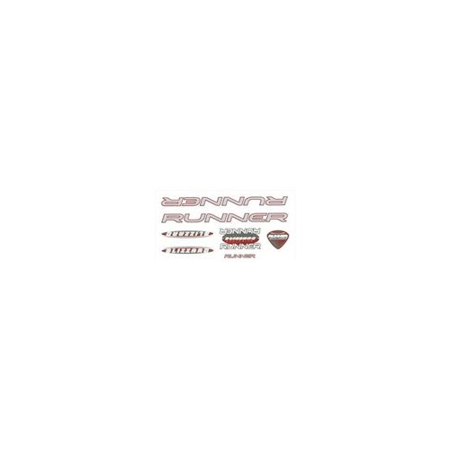 FC Bike Stickers Blizzard Red Runner 28 X 16 cm