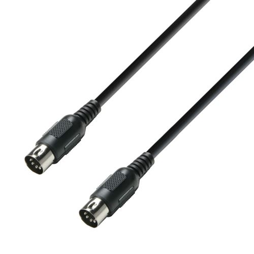 Adam Hall Cables K3MIDI0600BLK Série 3 Star Câble MIDI 6 m Noir