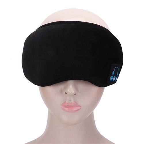 Casque Bluetooth stéréo masque de sommeil doux yeux de sommeil