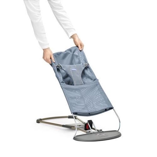 Babybjorn Housse Pour Transat, Bliss, Bleu Ardoise, Mesh