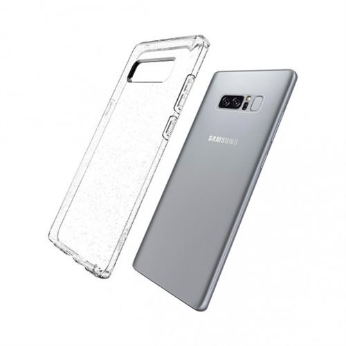 Coque Galaxy Note 8 Spigen Liquid Crystal Glitter transparent