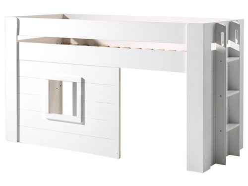 Vipack - Lit mezzanine - 90x200cm - Blanc - Image 3