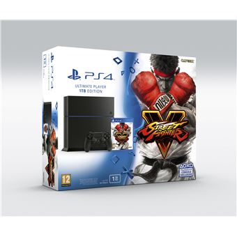 Sony PlayStation 4 - Ultimate Player 1TB Edition - console de jeux - 1 To HDD - noir de jais - Street Fighter V