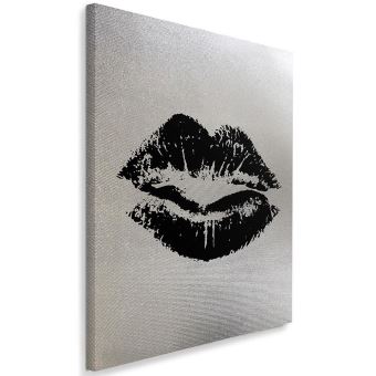 Tableau Image Art Moderne Impression Sur Toile Canevas Levres Dessin 1 70x100 Achat Prix Fnac
