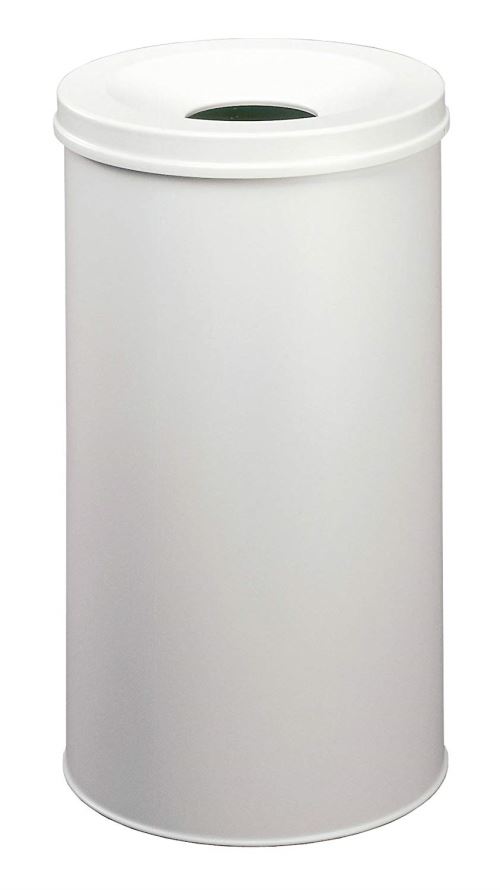 DURABLE  330710 Corbeille &agrave; papier Anti-&eacute;raflure + M&eacute;tal 60L Gris