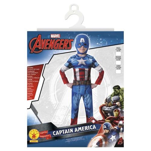 Deguisement classique Captain America Small