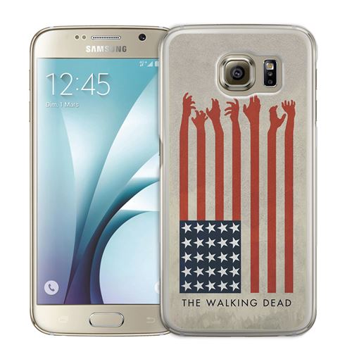 Coque pour Samsung Galaxy S6 Edge walking dead usa
