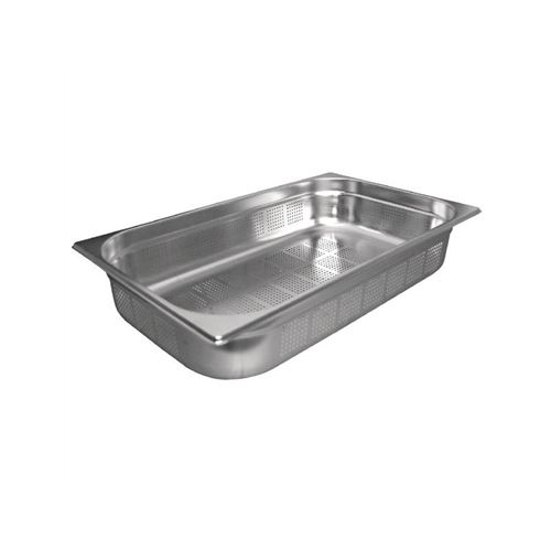 Bac inox perforé gn 1/1 100mm