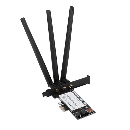 Carte Réseau sans fil Adaptateur PCI-E 1750 Mbps Bi-bande 2,4 / 5G Module de Puce BCM 943602CS support WiFi / Bluetooth