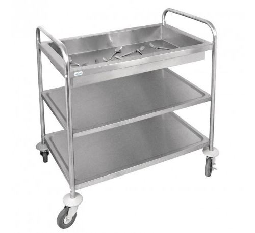 Chariot pour couverts - Inox