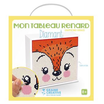 Kit Diamond Painting - tableau Renard - Graine Créative