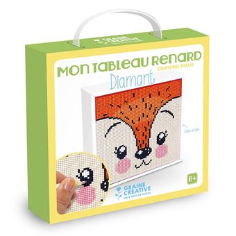 Kit Diamond Painting - tableau Renard - Graine Créative