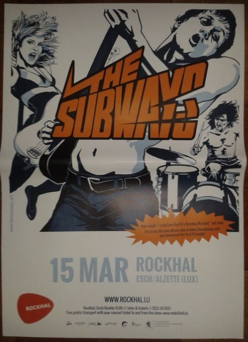 The Subways - 70x100 cm - AFFICHE / POSTER État correct - N/A reconditionné disponible sur Fnac