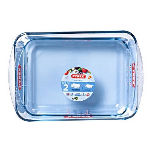 Ensemble de plats de cuisson au four Pyrex Essentials Verre borosilicaté (2 pcs)