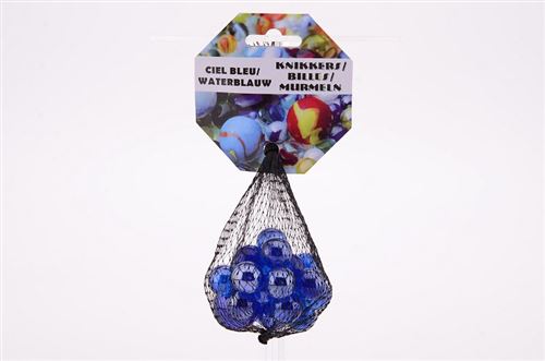 Billes Cristal Bleu Clair 20 / 16mm + 1 / 25mm
