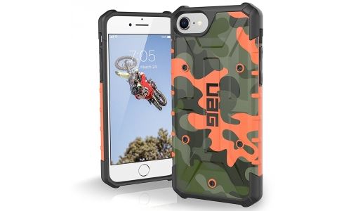 UAG Pathfinder SE Camo Series Rugged Case for iPhone 8 / 7 / 6s - Achterzijde behuizing voor mobiele telefoon - jagercamouflage - voor Apple iPhone 6s, 7, 8
