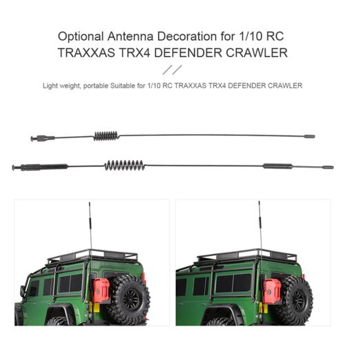 Antenne en option Décoration pour 1/10 RC TRAXXAS TRX4 CHENILLES