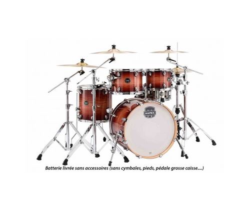 Mapex MXAR504SCRA Armory Fusion Redwood Burst batterie 5 fûts