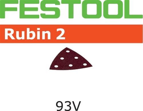 Abrasif Stf Festool - 93V pour Bois - V93/6 - Grain 60 -Ru2 - 50 Pièces - 499162