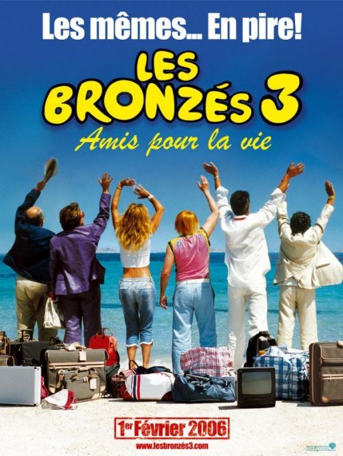 Les Bronzés 3 AFFICHE CINEMA ORIGINALE