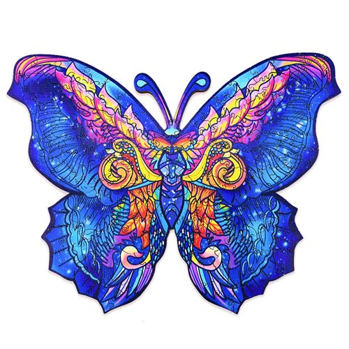 Non Communiqué Puzzle En Bois 200 Pouces Papillon Pour Adultes Et Enfants _ Multicolore