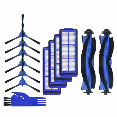 Kit accessoire aspirateur pour DEufy 15 Max filtre brosse latérale bleu
