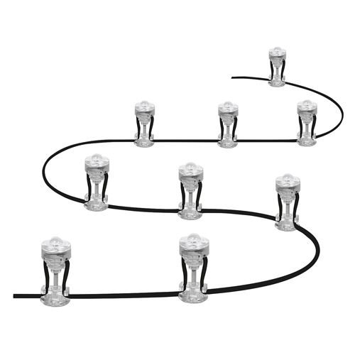 LEDVANCE Lumière de jardin LED intelligente avec technologie WiFi - pack de base avec 9 points LED pour l'extérieur - couleurs RVB modifiables - compatible avec Google et Alexa Voice - SMART+ WIFI GARDEN}