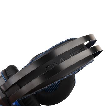 Casque gamer OVLENG OV-P20 noir avec micro - Haut-parleur 40mm - Contrôle  du volume - Pour PC