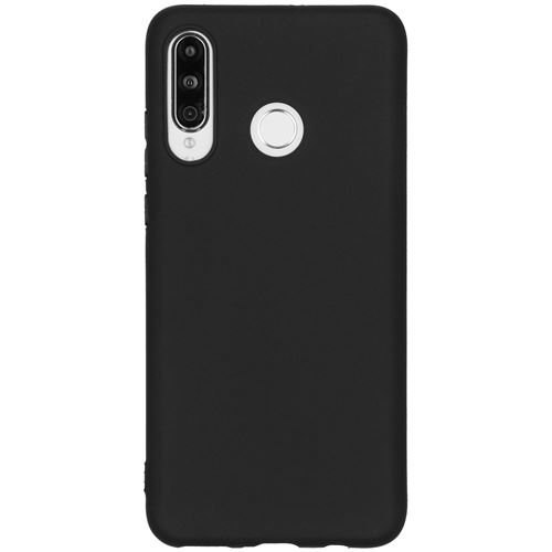 Coque pour Huawei P30 Lite Silicones et TPU (doux) Coque silicone,Coque Noir Générique