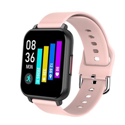Montre Connectée Chronus T82 Fitness Tracker IP67 Étanche-Rose-Chronus