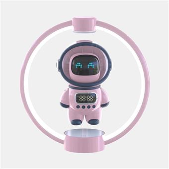 Enceinte Bluetooth Lévitante Avec Lumière LED Et Fonctionnalités Intelligentes Rose YONIS - 1