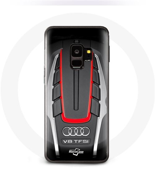 Coque pour Samsung Galaxy S9 plus Audi S8 Logo rouge Maniacase