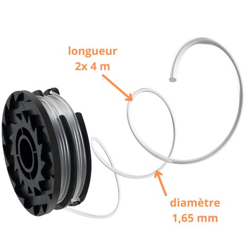4 Pièces Bobine de Fil Convient pour Parkside TLP-01,Rechange Coupe