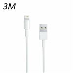 StarTech.com Cable Apple Lightning vers USB pour iPhone, iPod, iPad 3 m  Blanc - Chargeur Synchronisation Lightning iPhone5 - 3m (USBLT3MW)