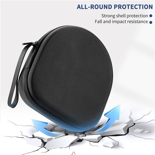 Housse Etui Casque Generique Pour JBL Tune 720 BT 710 BT 770 NC 760 NC, Sony WH-CH720N WH-1000XM4 WH-CH700N WH-CH710N, Housse Casque Audio Avec Doublure Intérieure Amovible