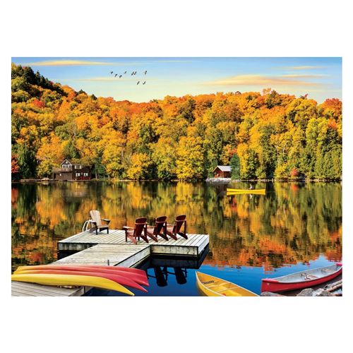 Casse-tête Eurographics - Chalet au bord du lac Québec, 1000 pièces