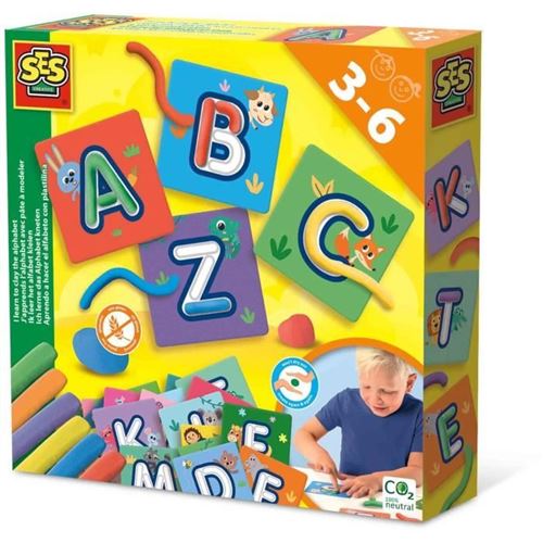 J'Apprends L'Alphabet Avec Pâte A Modeler - Jeu Éducatif - Ses Creative - Familiarise-Toi Avec L'Alphabet En T'Amusant.