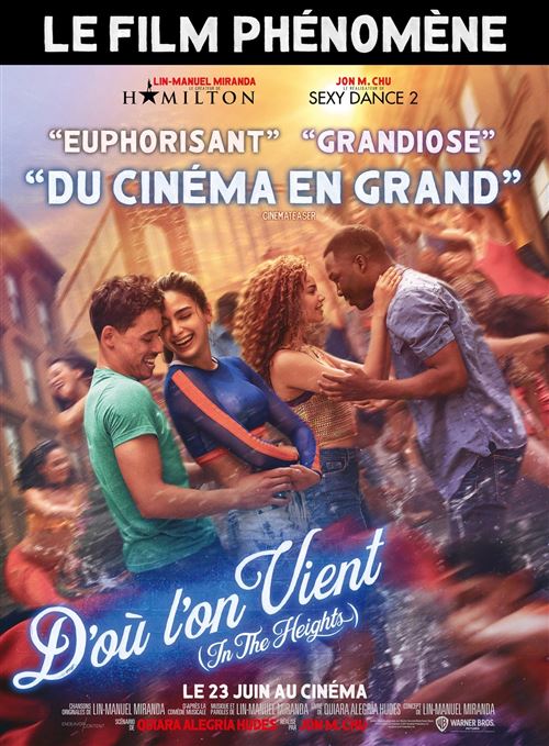D'où l'on vient (In the Heights) - 2021 - 116x158cm - Affiche de cinéma originale pliée