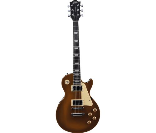 Eko VL480-GLD - Guitare electrique Type LP Aged Gold Sparkle
