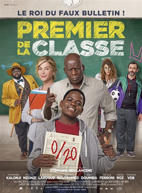 PREMIER DE LA CLASSE - Mutamba Kalonji, Pascal NZonzi - 40x60cm - Affiche de cinéma originale pliée