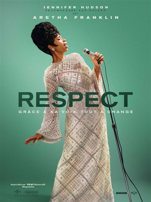 Affiche de Cinéma Originale - Respect - 2021 - Jennifer Hudson - 40x60cm